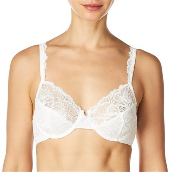 Bali Lace Desire Underwire Bra, Full-Coverage Size 38C White - Picture 1 of 8